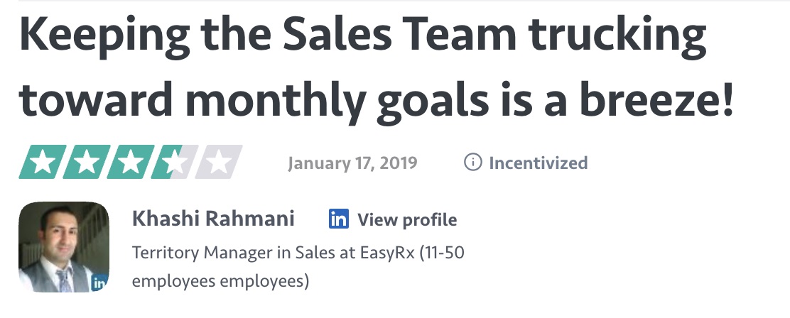 Customer evidence following the redesign.